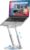 proffisy Laptop Stand for Desk Sitting/Standing Laptop Riser with 360 Degree Rotation Height Adjustable up to 18.9-inch Ergonomic Aluminum Laptop Holder for 11-17.3 inch Laptop