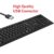 Quantum QHM7406 Spill-Resistant Wired USB Keyboard  (Black)
