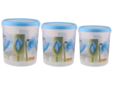 Ratan Ruby Plastic Container Set, 3-Pieces, Blue Rs.299 – Amazon