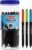 Reynolds VISTA RT BP 25 CT JAR – 20 BLUE & 5 BLACK | Ball Point Pen Set With Comfortable Grip