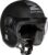 Royal Enfield Open Face MLG Helmet |Made Like a Gun | with Clear Visor | Impact Protection | High Density EPS | ISI and DOT Certified | Micrometric Lock MATT Black (L) 60 CM