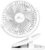 RR Signature Buddy Mini 110mm Portable Clip Fan | 4H Battery | Silent & C type Rechargeable | 360° Rotation | Multi-Clip Function | Portable Cooling | Personal Cooling Fan For Home [PRISTINE WHITE]