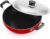 RUNNING ROSE Kadhai 24 cm with Lid  (Aluminium, Non-stick)