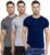 Scott International Men’s Regular Fit T-Shirt – Cotton Blend, Half Sleeve, Round Neck, Stylish, Solid Plain T-Shirts for Men, Mens t Shirt – Pack of 3