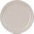 Smart Dinning Basic Melamine 6 -Piece Half Plate Set, 8 inch Round – Cream