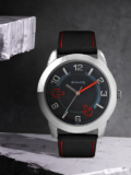 Sonata Men Black Dial Watch NC7924SL04