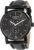 TIMEX Analog Watch for Man with Black Round Dial & Black Leather Strap Band Water Resistant Men’s Wrist Watches – TWEG16610