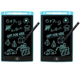 TVARA LCD Writing Tablet 8.5 Inch E-Note Pad LCD Colorful (Pack of 2)