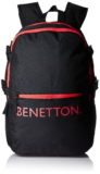 United Colors of Benetton 20 Ltrs Black Casual Backpack (16A6BAGT7002I) Rs.564 – Amazon