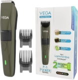 Vega P1 Battery Powered Beard Trimmer for Men, USB C Type, 160 Mins Runtime (Power Series, VHTH-25)