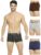VIP Men’s Cotton Solid Trunks Brando Plain_Assorted-Pack of 4