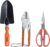 VISKO Garden Tools Set, 656 Gardening Hand Tool Kit 3 Pieces for Home Gardening