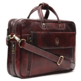 WildHorn 100 % Genuine Leather Brown 16 inch Men’s Laptop Bag Rs.2380 – Amazon
